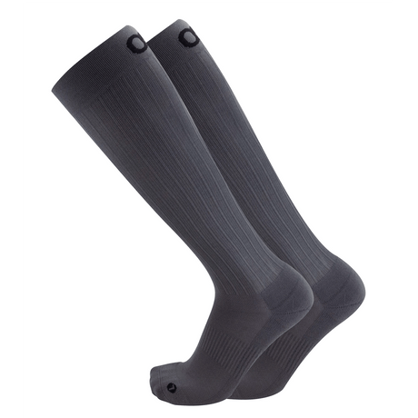 OS1st Travel Compression Over-the-Calf Socks  -  Small / Charcoal