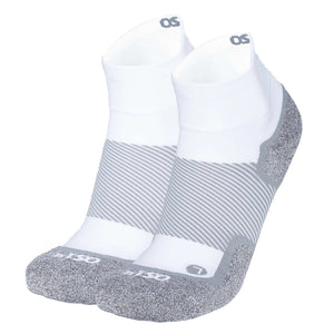 OS1st Wellness Performance 1/4 Crew Socks  -  Small / White