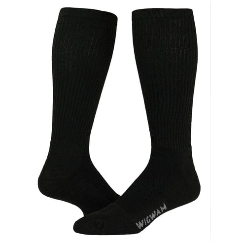 Wigwam Over the Top Over-the-Calf Lightweight Socks  -  Medium / Black