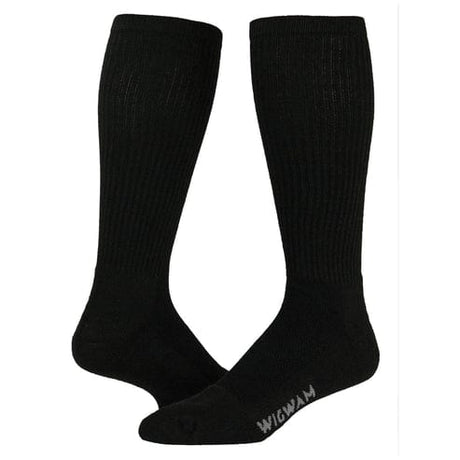 Wigwam Over the Top Over-the-Calf Lightweight Socks  -  Medium / Black