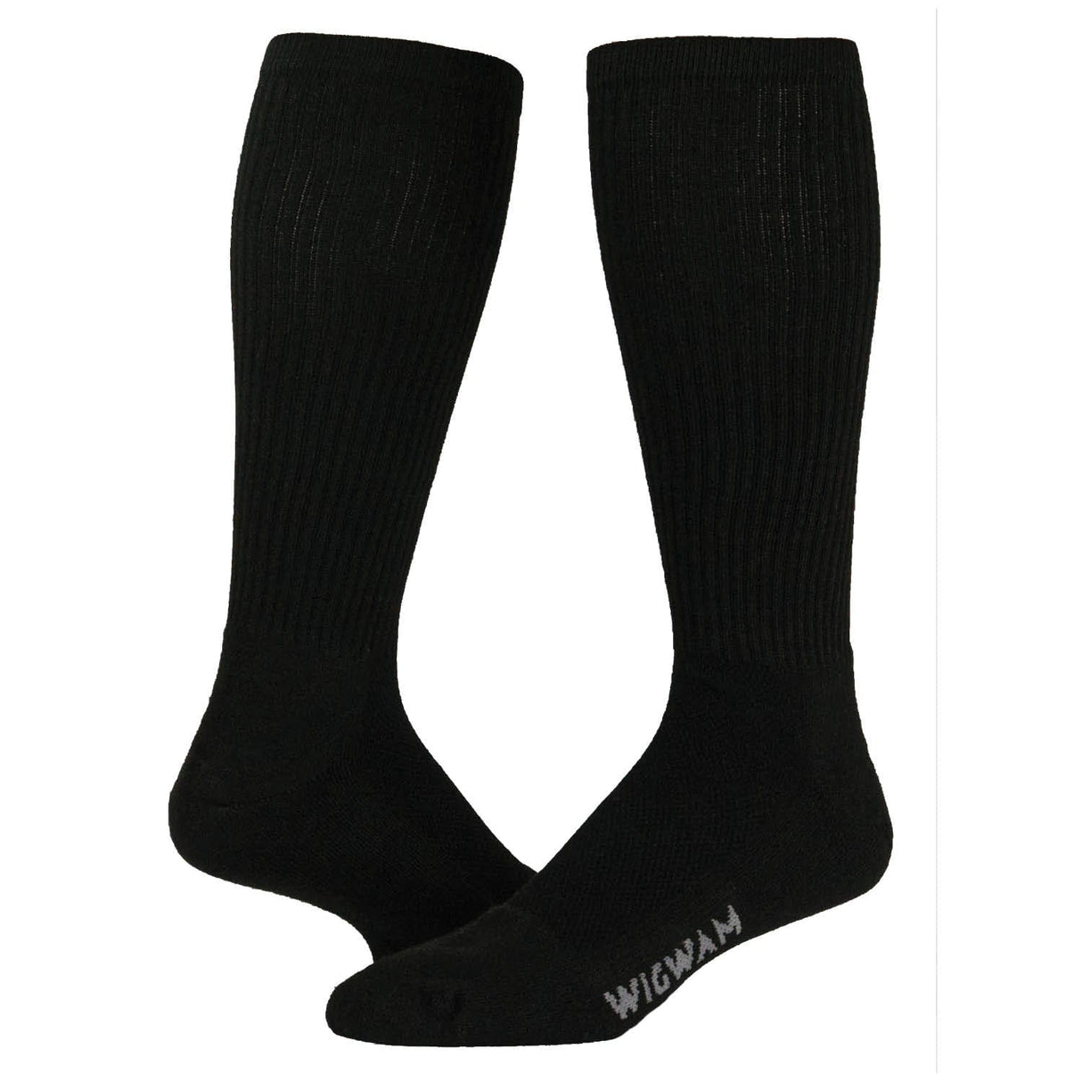 Wigwam Over the Top Over-the-Calf Lightweight Socks - Medium / Black