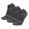 Wigwam Ultra Cool-Lite Low 3-Pack Socks  -  Medium / Onyx
