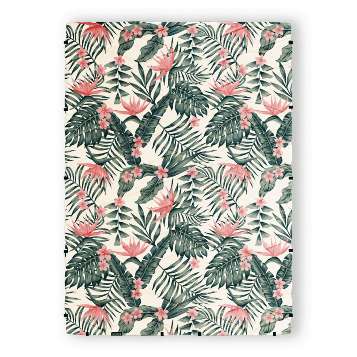 Nomadix Puffer Blanket  -  Palms Pink