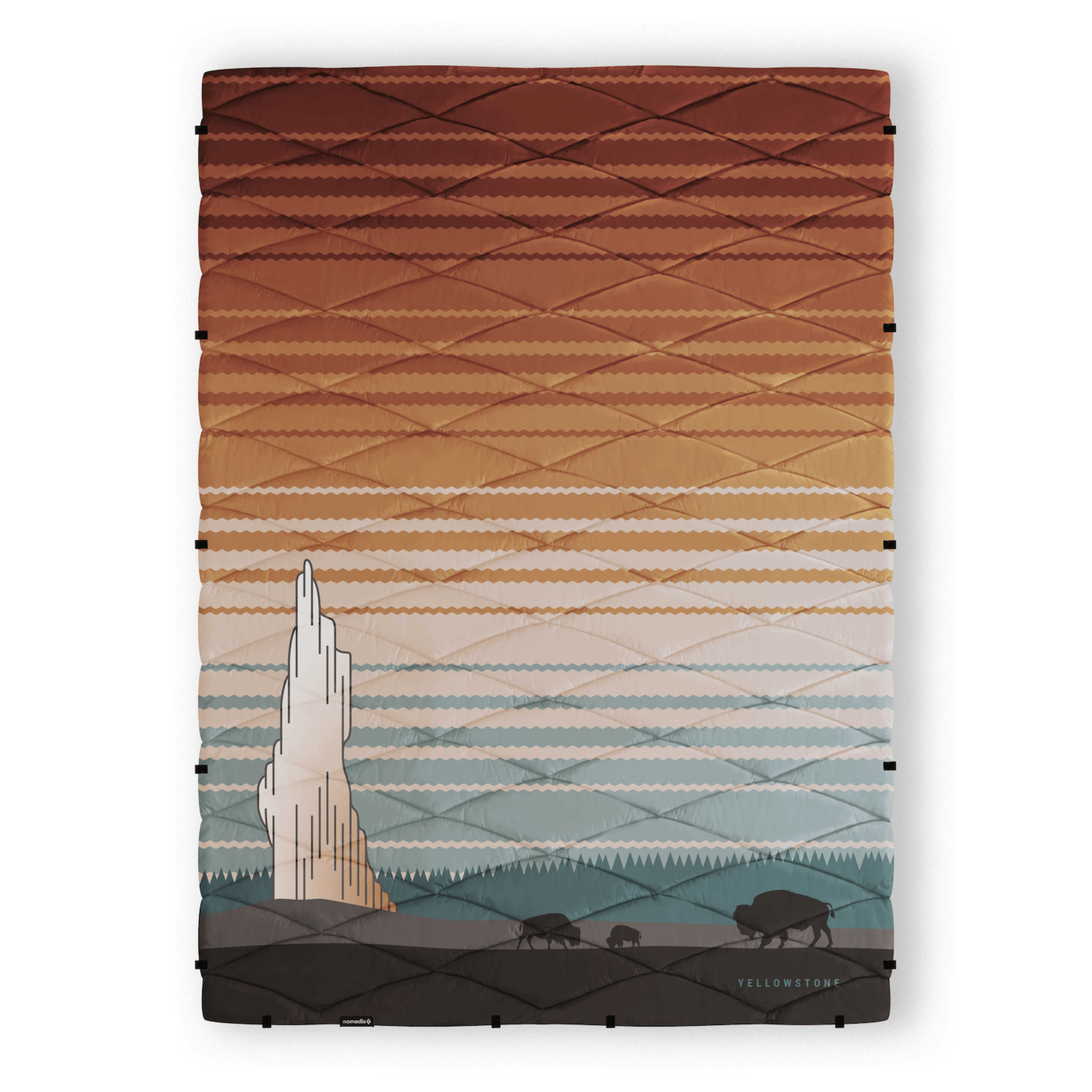 Nomadix Puffer Blanket  -  Yellowstone