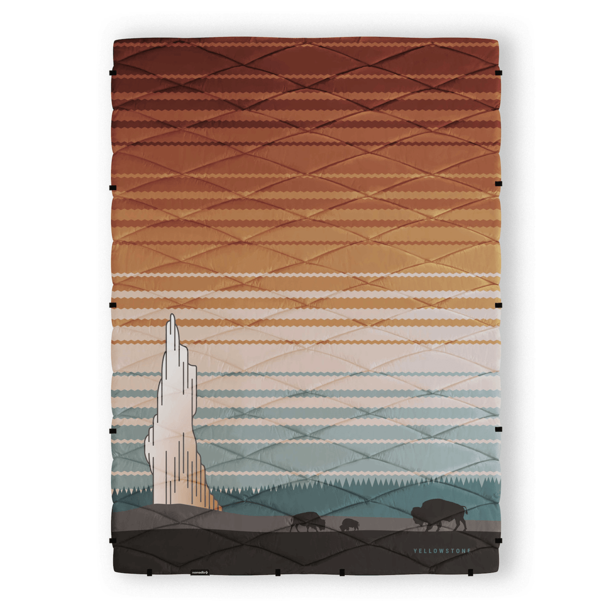 Nomadix Puffer Blanket  -  Yellowstone