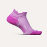 Feetures Plantar Fasciitis Relief Light Cushion No Show Socks  -  Small / Vivid Violet