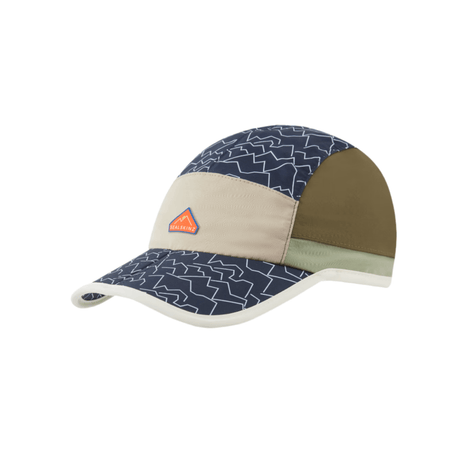 Sealskinz Poringland Waterproof Foldable Peak Printed Hiking Cap  -  One Size Fits Most / Navy