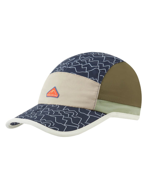 Sealskinz Poringland Waterproof Foldable Peak Plain Hiking Cap  -  One Size Fits Most / Blue