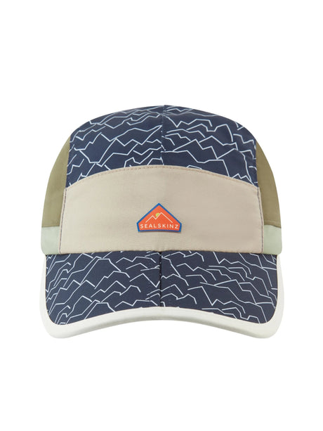 Sealskinz Poringland Waterproof Foldable Peak Plain Hiking Cap  -