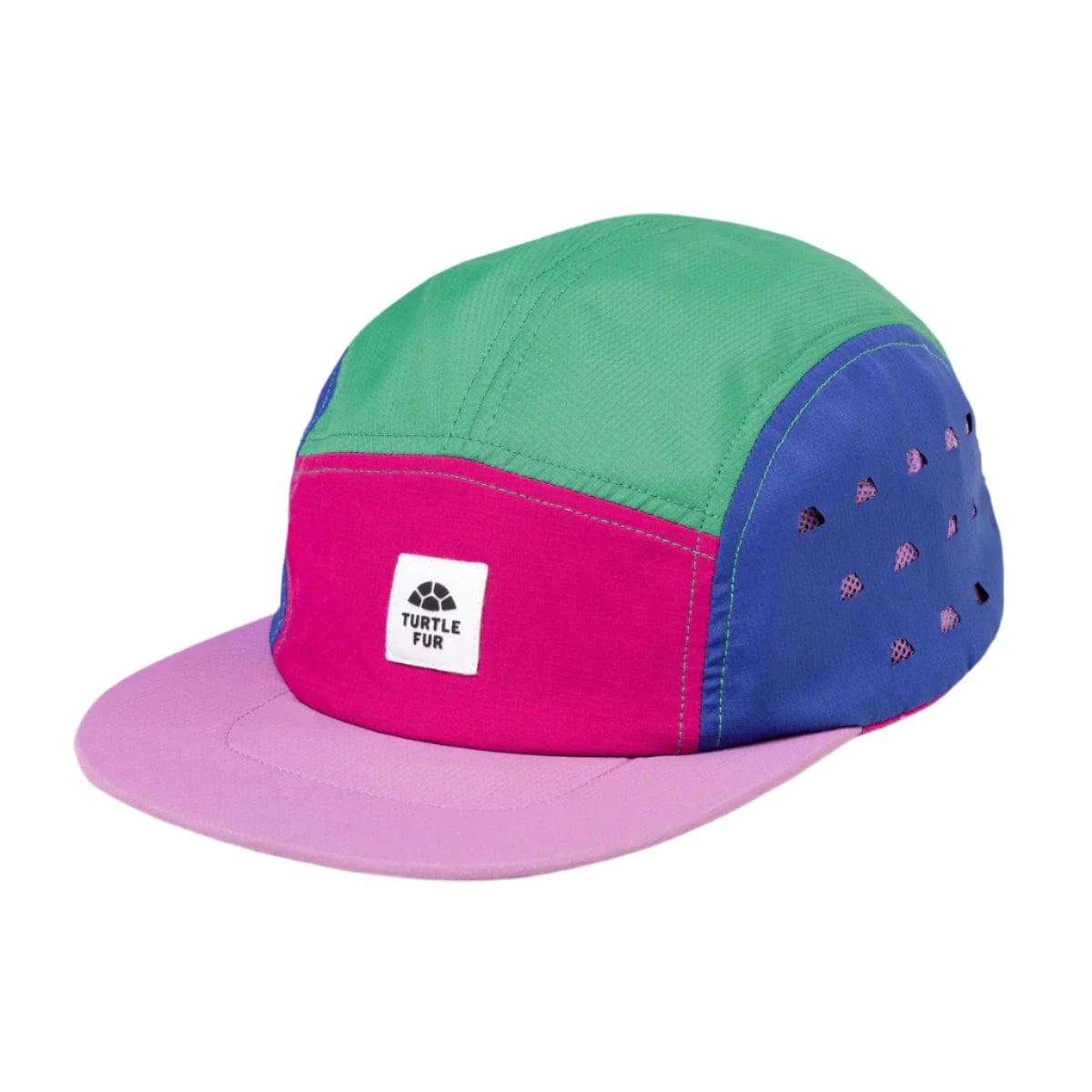 Turtle Fur Way Out 5-Panel Hat  -  One Size Fits Most / Purple Dawn