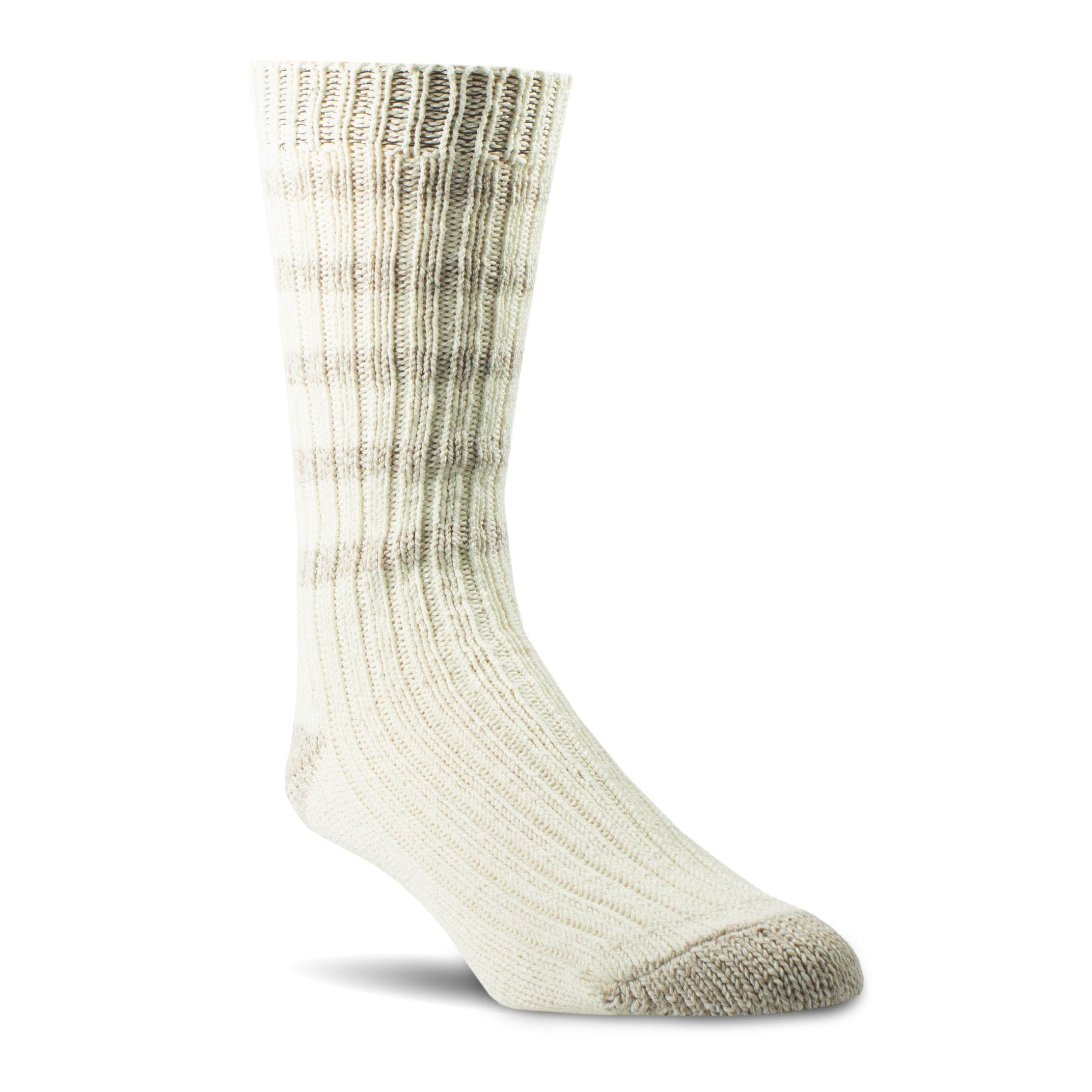 Woolrich Cotton Stripe Ragg Socks  -  Large / Winter Linen
