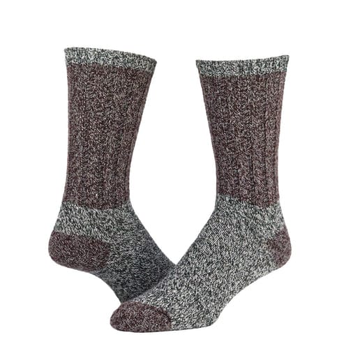 Wigwam Ragg Twist Lightweight Crew Socks - Medium / Burgundy