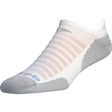 Drymax Running Lite-Mesh No Show Tab Socks  -  Small / White/Gray