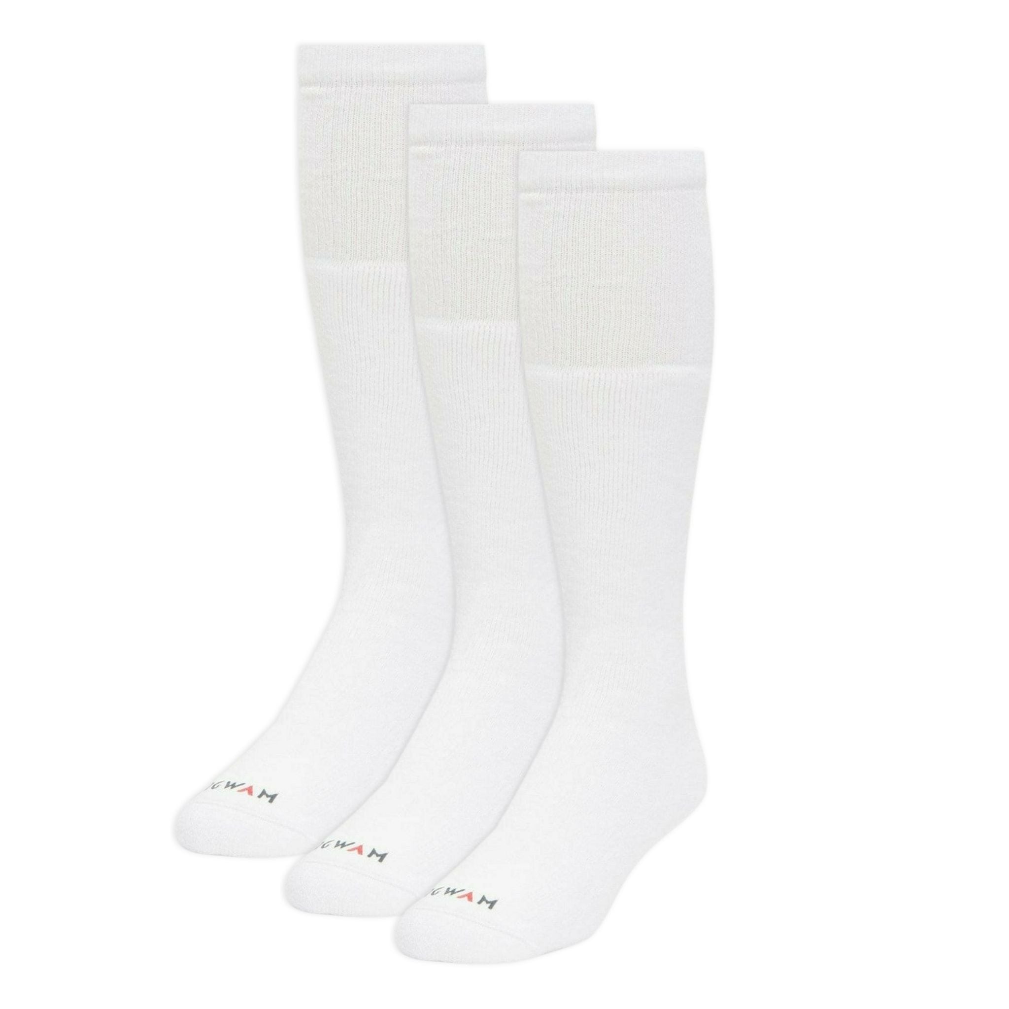 Wigwam Super 60 Tube 3-Pack Midweight Socks  -  One Size Fits Most / White