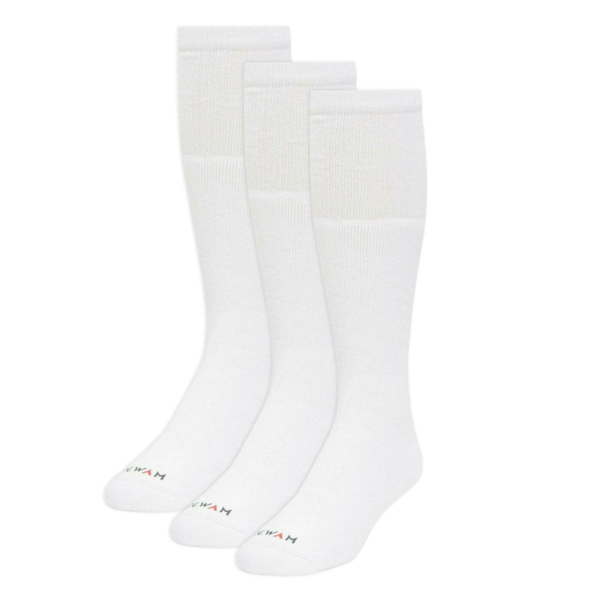 Wigwam Super 60 Tube 3-Pack Midweight Socks  -  One Size Fits Most / White