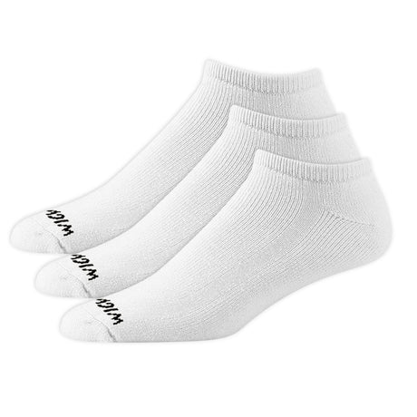 Wigwam Super 60 Low Cut 3-Pack Midweight Socks  -  Medium / White