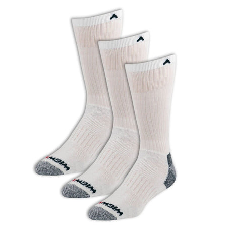 Wigwam At Work All Day Lightweight Crew 3-Pack Socks  -  Medium / White