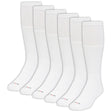 Wigwam Super 60 Tube 6-Pack Midweight Cotton Socks  -  One Size Fits Most / White