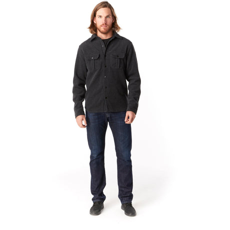Smartwool Mens Anchor Line Shirt Jacket - Clearance  -  Small / Charcoal Heather