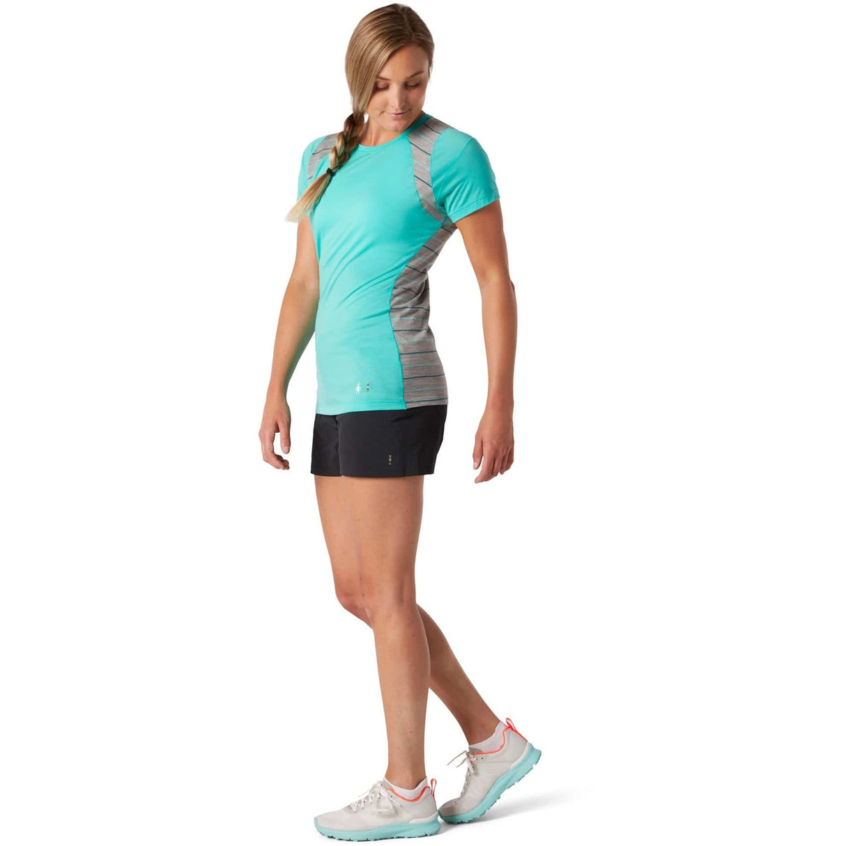 Smartwool Womens Merino 150 Base Layer Colorblock Short-Sleeve Tee- Clearance  -