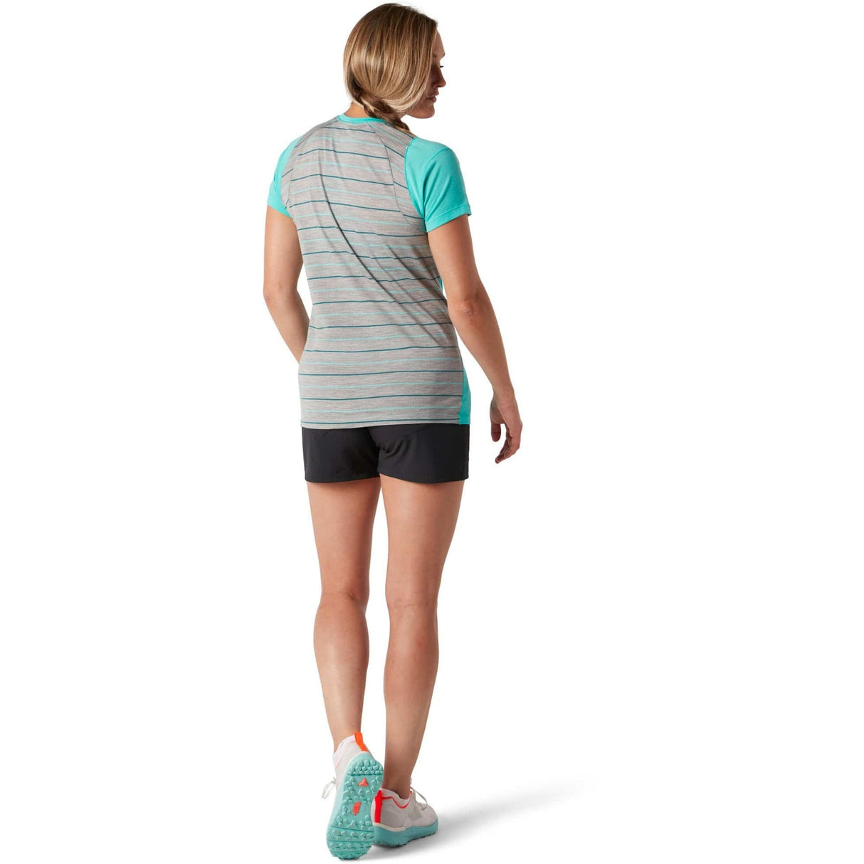 Smartwool Womens Merino 150 Base Layer Colorblock Short-Sleeve Tee- Clearance  -