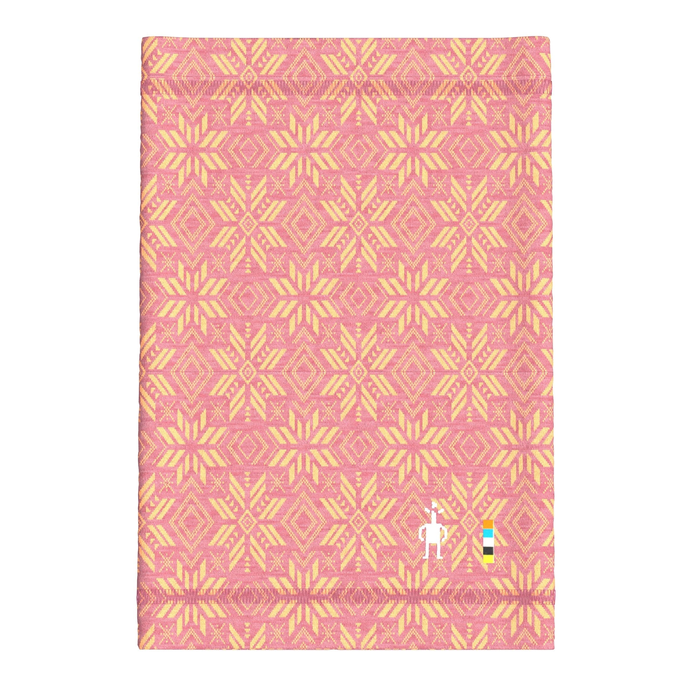 Smartwool Kids Thermal Merino Neck Gaiter - Clearance  -  Small/Medium / Garden Pink Digi Snow