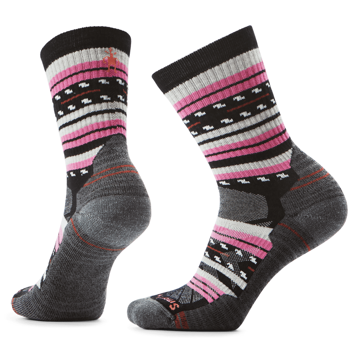 Smartwool Womens Hike Light Cushion Margarita Crew Socks - Small / Black