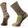 Smartwool Hike Light Cushion Crew Socks  -  Medium / Military Olive/Fossil
