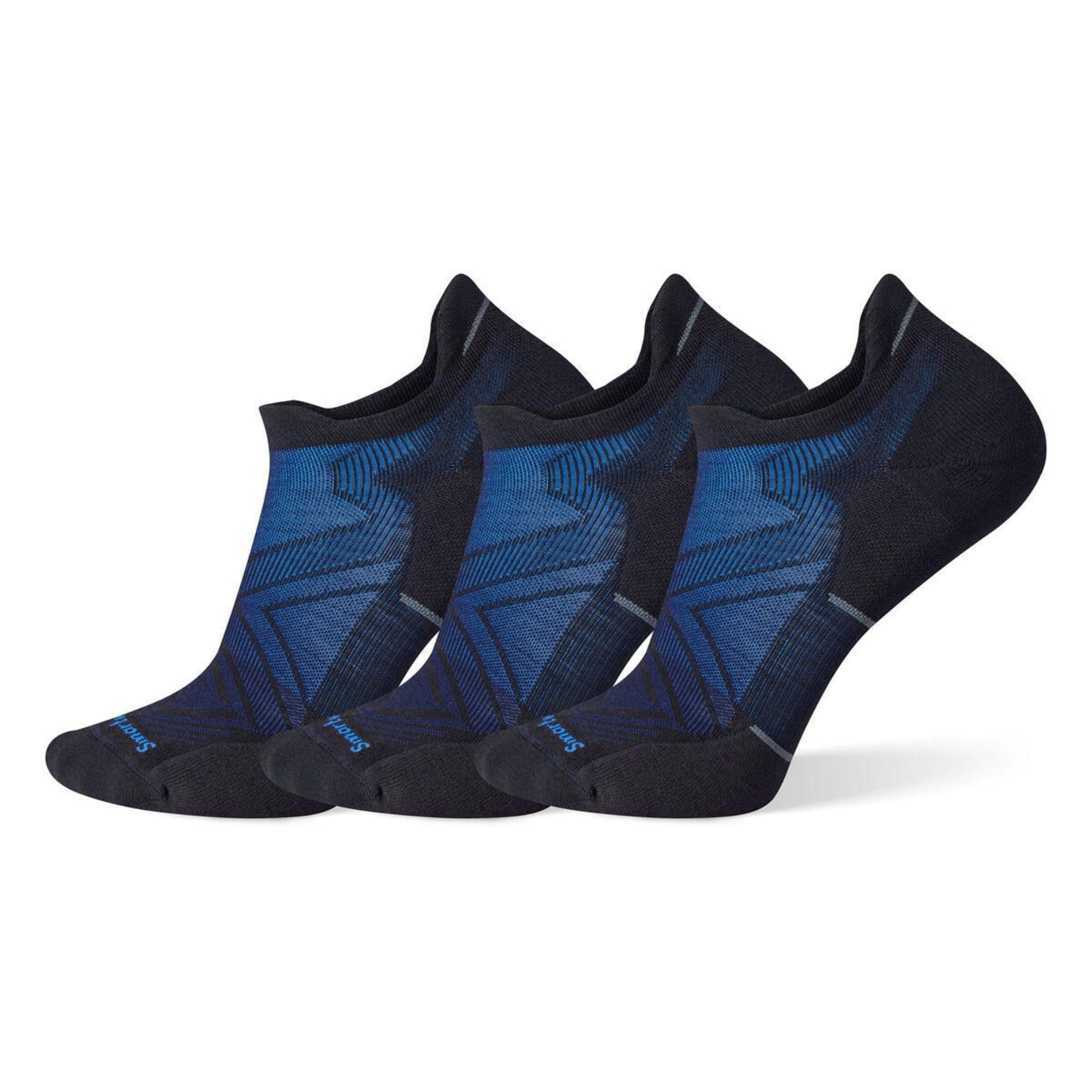 Smartwool Run Targeted Cushion Low Ankle 3-Pack Socks  -  Medium / Black