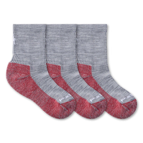 Smartwool Kids Hike Light Cushion Crew 3-Pack Socks  -  Small / Light Gray