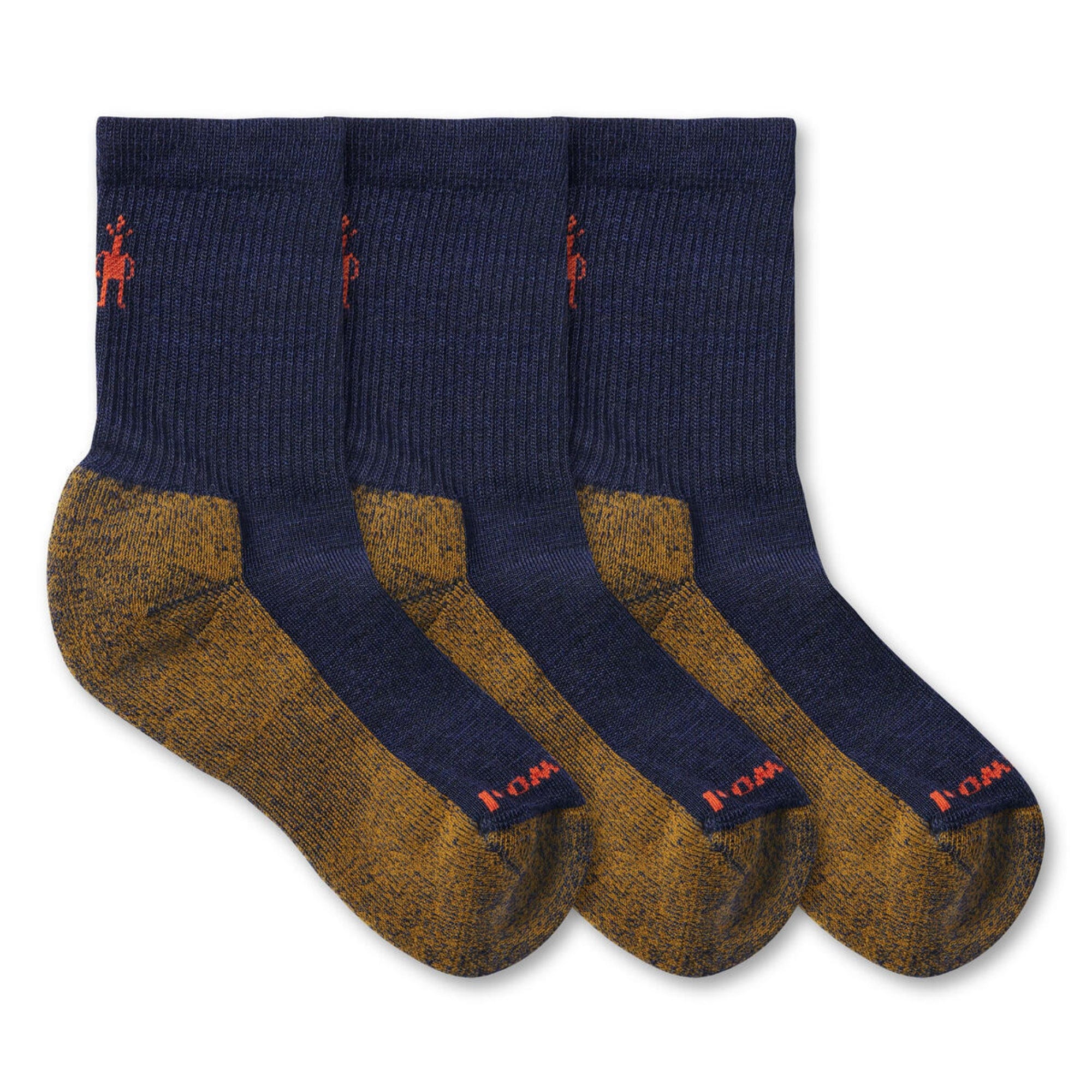 Smartwool Kids Hike Light Cushion Crew 3-Pack Socks  -  Small / Deep Navy