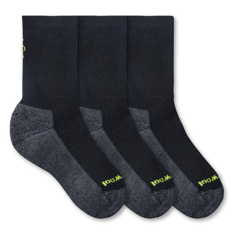 Smartwool Kids Hike Full Cushion Crew 3-Pack Socks  -  Small / Black