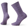Smartwool Womens Everyday Cable Crew Socks  -  Medium / Ultra Violet/Purple Iris Marl