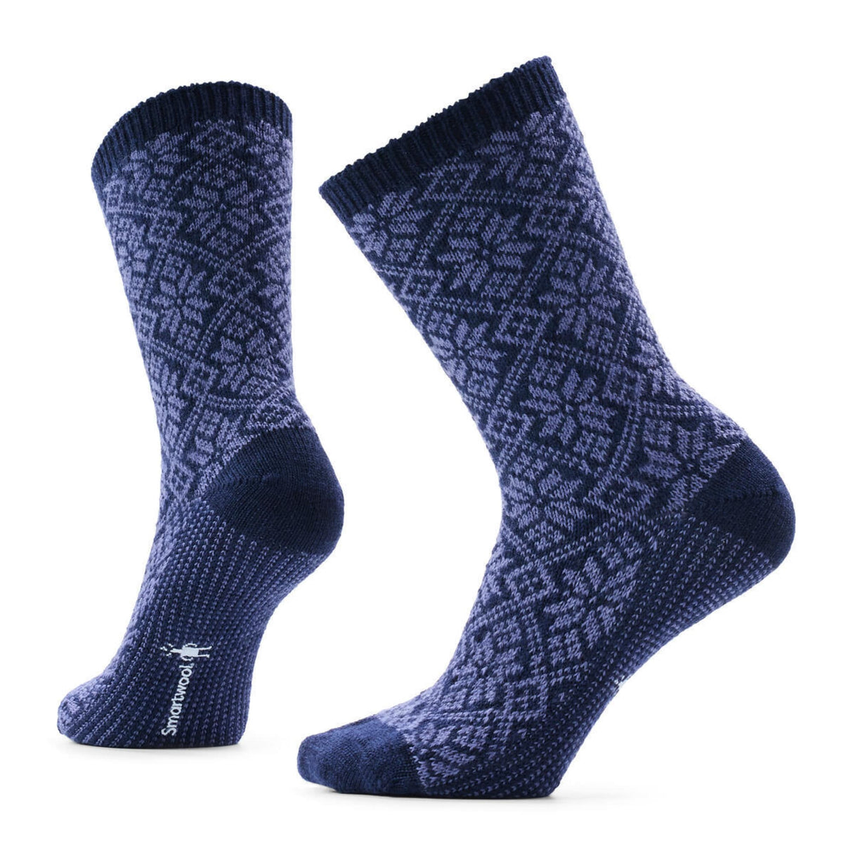 Smartwool Womens Everyday Cozy Traditional Snowflake Crew Socks
