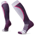 Smartwool Womens Ski Targeted Cushion OTC Socks - Clearance  -  Large / Purple Iris