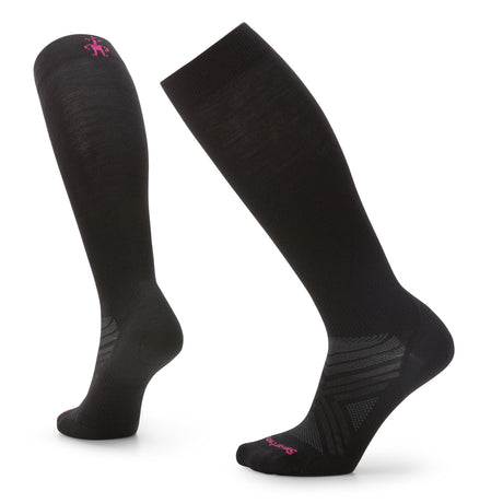 Smartwool Womens Ski Zero Cushion Over-the-Calf Socks  -  Small / Black