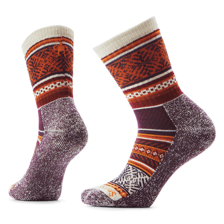 Smartwool Everyday Fair Isle Sweater Crew Socks  -  Medium / Moonbeam