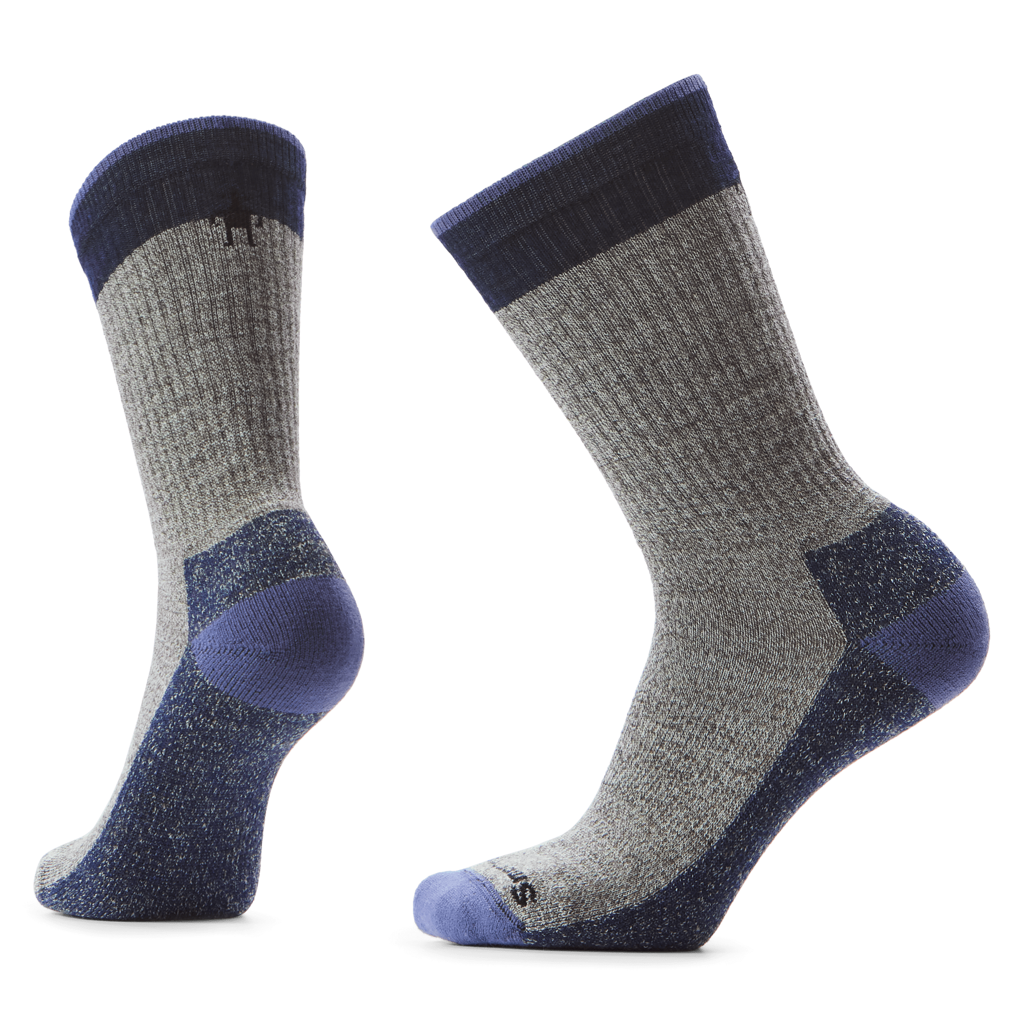 Smartwool Everyday Rollinsville Light Cushion Crew Socks  -  Medium / Fossil/Navy