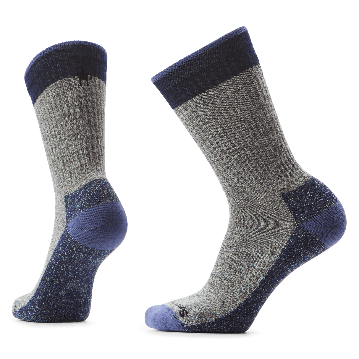 Smartwool Everyday Rollinsville Light Cushion Crew Socks  -  Medium / Fossil/Navy