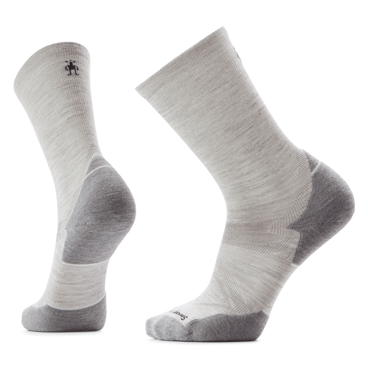 Smartwool Run Cold Weather Targeted Cushion Crew Socks  -  Medium / Ash