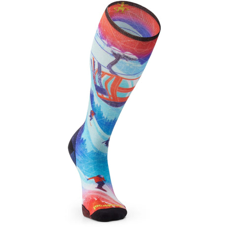 Smartwool Ski Zero Cushion Ski Day Print Over-the-Calf Socks  -