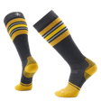 Smartwool Mens Snowboard Targeted Cushion Stripe Extra Stretch OTC Socks  -  Medium / Charcoal