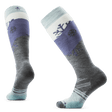 Smartwool Womens Ski Snowpocalypse Full Cushion Over-The-Calf Socks  -  Large / Medium Gray