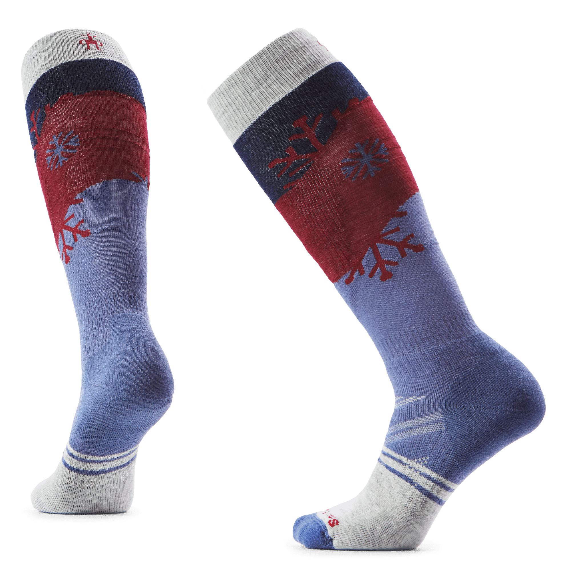 Smartwool Womens Ski Snowpocalypse Full Cushion Over-The-Calf Socks  -  Large / Nightfall Blue