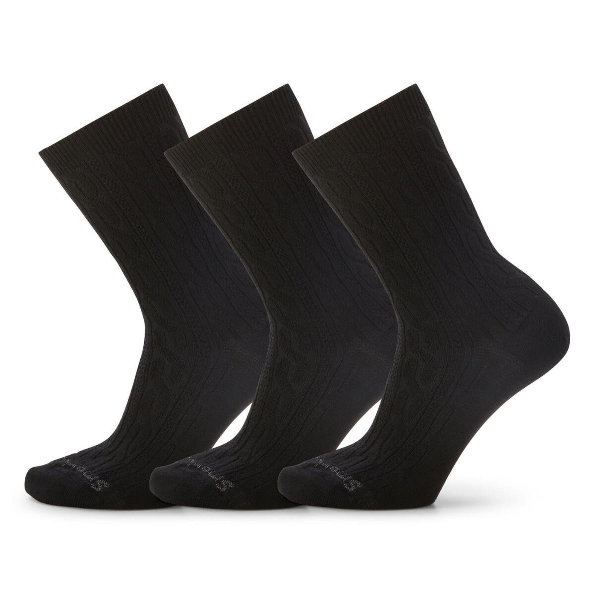 Smartwool Everyday Cable Crew 3-Pack Socks  -  Small / Black