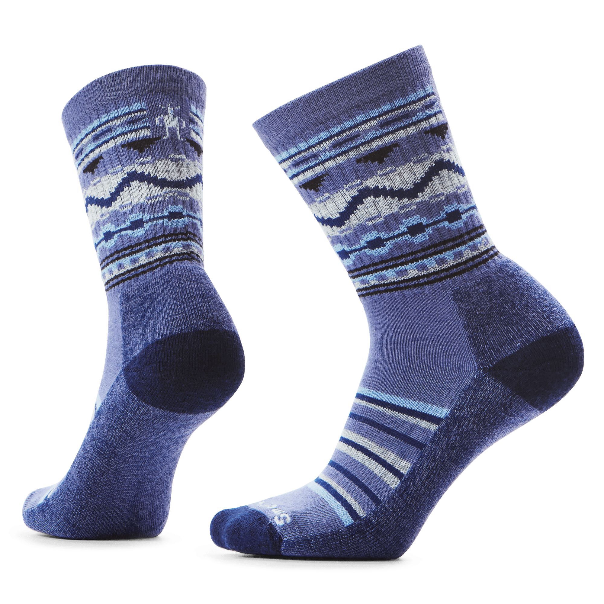 Smartwool Everyday Hudson Trail Crew Socks  -  Medium / Nightfall Blue