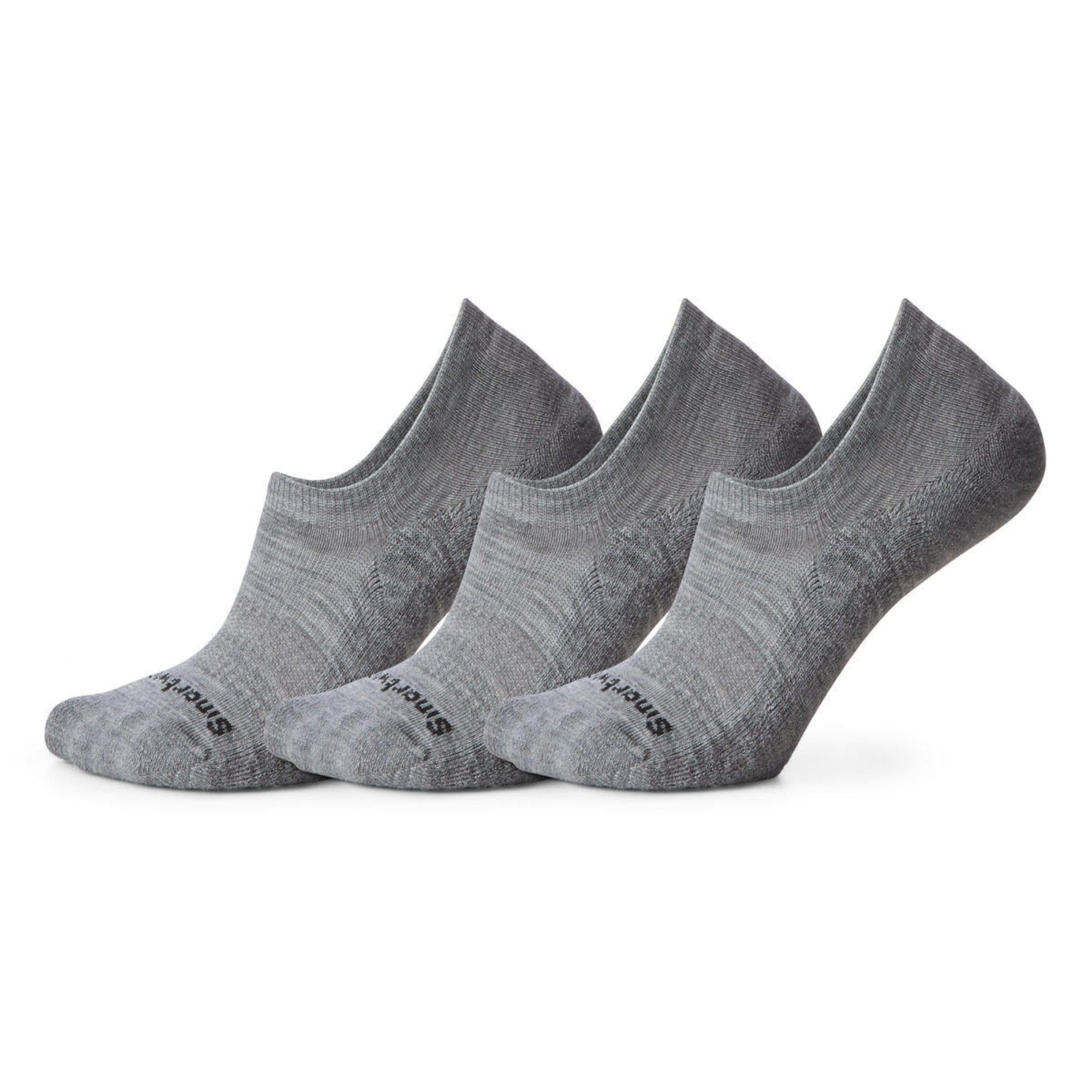 Smartwool Everyday Cushion No Show 3-Pack Socks  -  Small / Light Gray