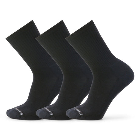 Smartwool Everyday Solid Rib Crew 3-Pack Socks  -  Small / Black