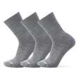 Smartwool Everyday Solid Rib Crew 3-Pack Socks  -  Small / Medium Gray