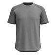 Smartwool Mens Active Mesh Short Sleeve Tee  -  Small / Light Gray Heather